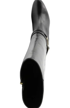 Adriana Knee High Block Heel Leather Boot