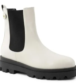 Alma Chunky Leather Chelsea Boot - Off