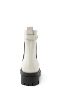 Alma Chunky Leather Chelsea Boot - Off
