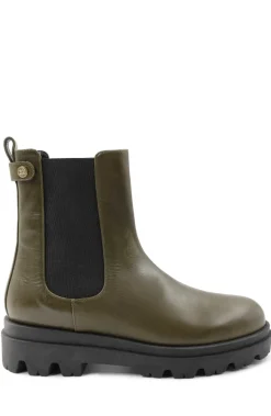Alma Chunky Leather Chelsea Boot