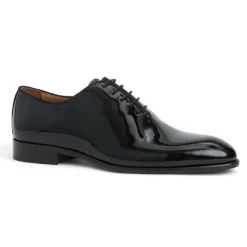 Angelo Whole Cut Oxford Black Patent