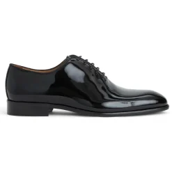 Angelo Whole Cut Oxford Black Patent
