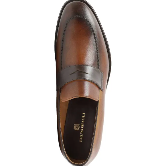 Arezzo Burnished Penny Loafer