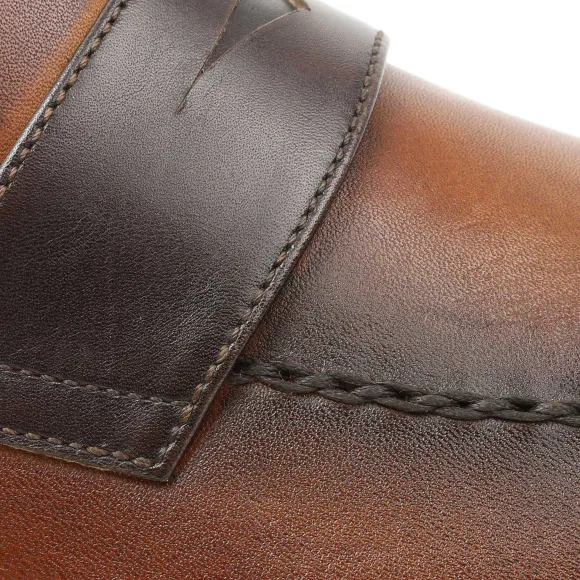 Arezzo Burnished Penny Loafer