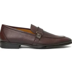 Arlo Slip On Side Bit Loafer Brown Leather