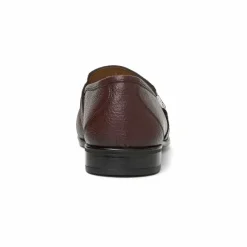 Arlo Slip On Side Bit Loafer Brown Leather