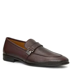 Arlo Slip On Side Bit Loafer Brown Leather