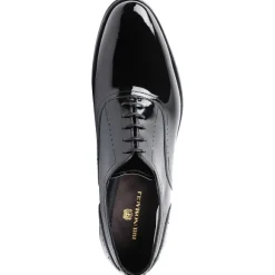 Arno Sera Plain-Toe Balmoral Oxford Patent