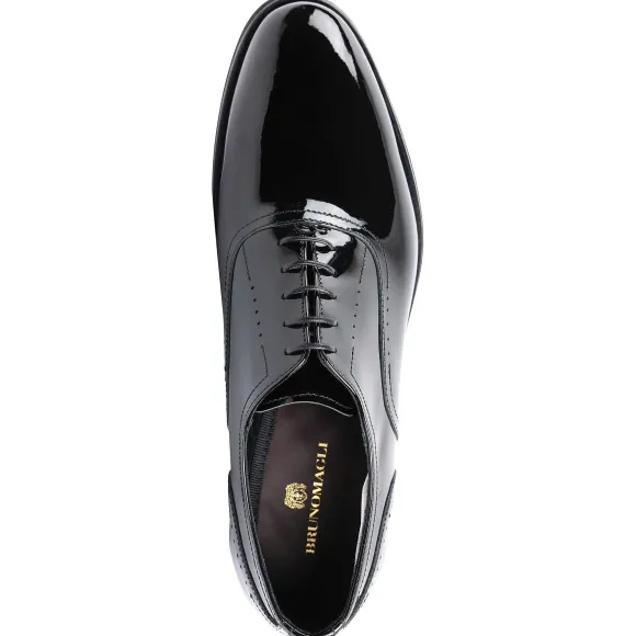 Arno Sera Plain-Toe Balmoral Oxford Patent