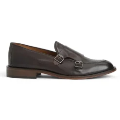 Biagio Double Monk Slip On Loafer Leather