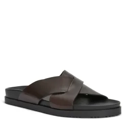 Bologna Double Strap Sandal Leather