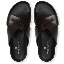 Bologna Double Strap Sandal Leather