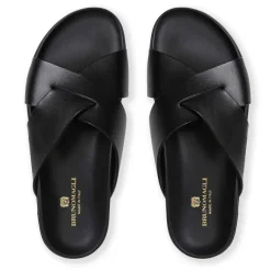 Bologna Double Strap Sandal Leather