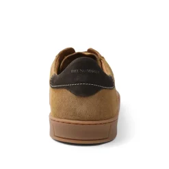Bono Suede Lace-Up Sneaker - Cognac