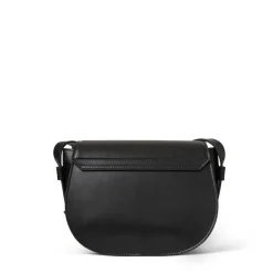 Camilla Equestrian Inspired Handbag Black Nappa Leather