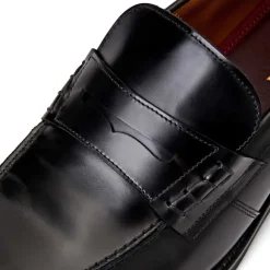 Carter Casual Men's Loafer- Black Leather