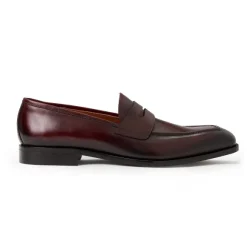 Collezione Vesini Leather Slip-On Loafer