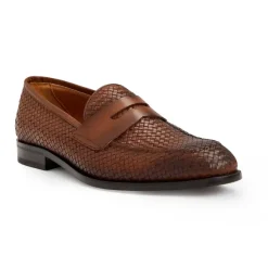 Collezione Vesini Leather Slip-On Loafer