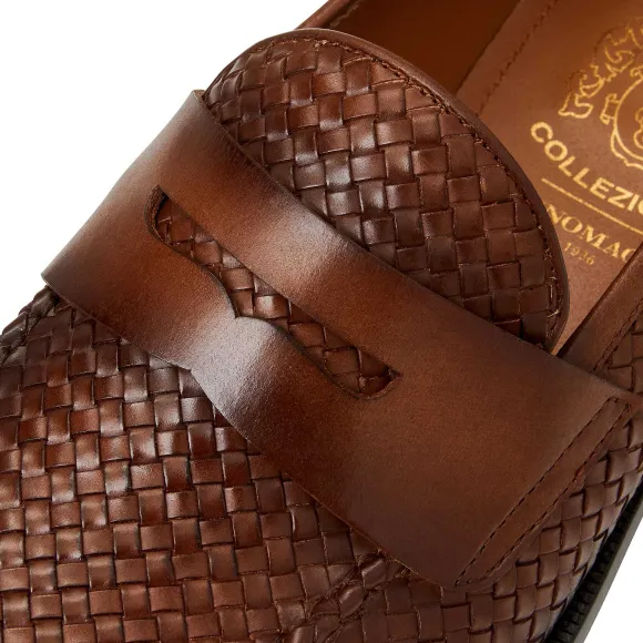 Collezione Vesini Leather Slip-On Loafer