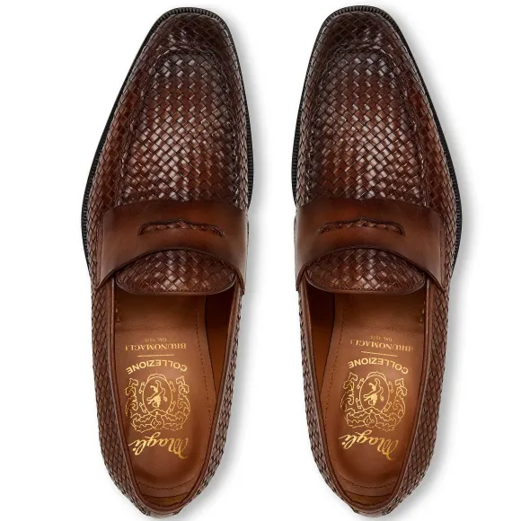 Collezione Vesini Leather Slip-On Loafer