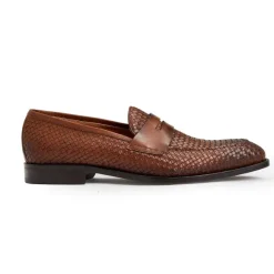 Collezione Vesini Leather Slip-On Loafer