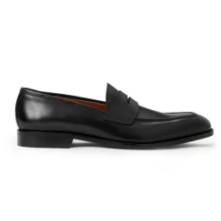 Collezione Vesini Leather Slip-On Loafer