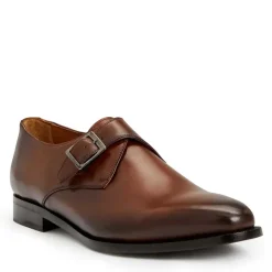 Collezione Vilante Leather Single Strap Monk Loafer