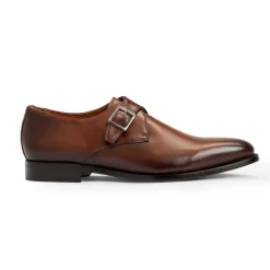 Collezione Vilante Leather Single Strap Monk Loafer