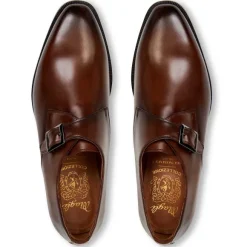 Collezione Vilante Leather Single Strap Monk Loafer