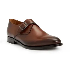 Collezione Vilante Leather Single Strap Monk Loafer