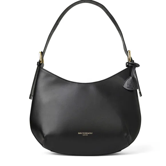 Cora Hobo Handbag Black Nappa Leather