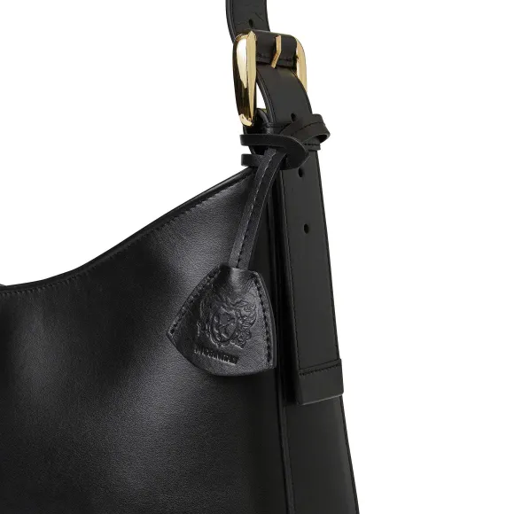 Cora Hobo Handbag Black Nappa Leather