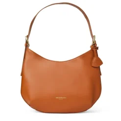 Cora Hobo Handbag Cognac Nappa Leather