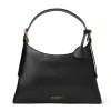 Cora Mini Hobo Handbag Black Nappa Leather