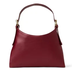 Cora Mini Hobo Wine Nappa Leather