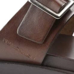 Erasmo Double-Buckle Sandal