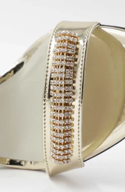 Estelle Embellished Open-Toe Heel