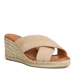 Eva Wedge Heel Sand Suede