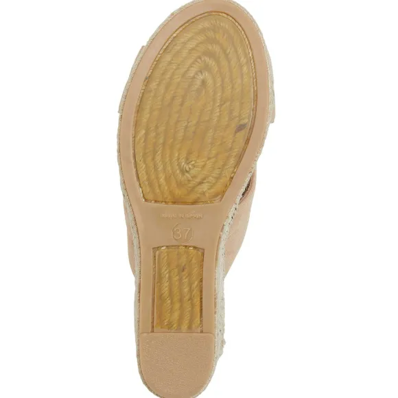Eva Wedge Heel Sand Suede