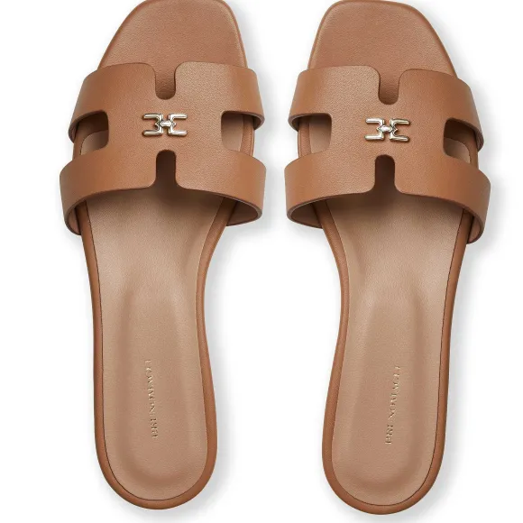 Fina Single Band Sandal Cognac