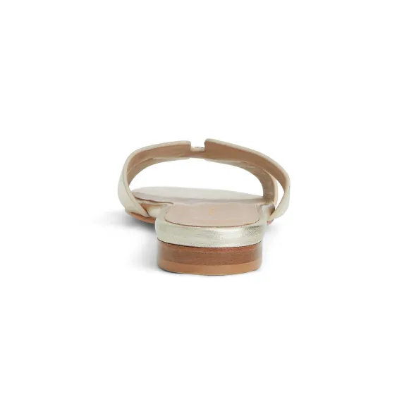 Fina Single Band Sandal Metallic