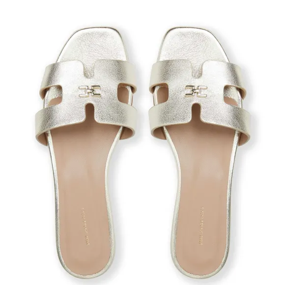 Fina Single Band Sandal Metallic