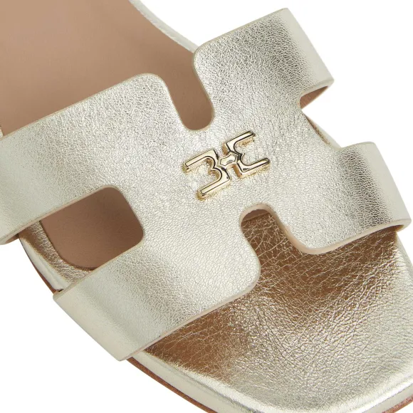 Fina Single Band Sandal Metallic