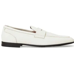 Lastra Slip-On Leather Loafer-Off White