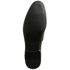 Lastra Slip-On Leather Loafer-Black