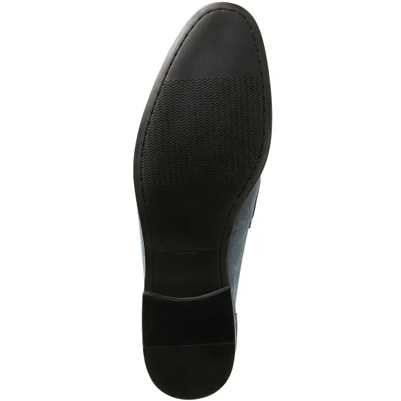 Lastra Slip-On Suede Loafer-Light Blue