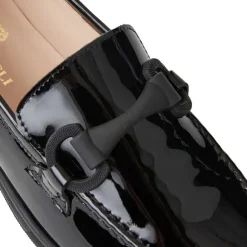 Manila Modern Patent Loafer- Black Patent