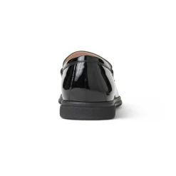 Manila Modern Patent Loafer- Black Patent
