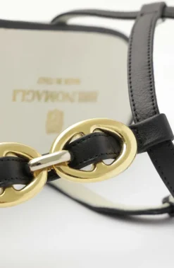 Marina Leather Embellished Thong Sandal