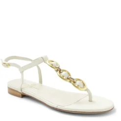 Marina Leather Embellished Thong Sandal